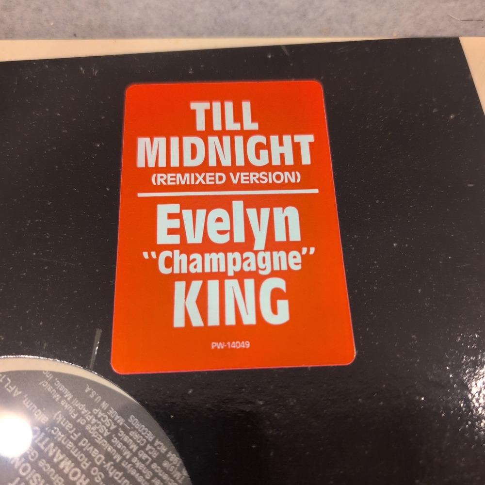 Evelyn Champagne King Till Midnight Remixed 12" Vinyl Single 1984 RCA PW-14049 - Picture 2 of 7